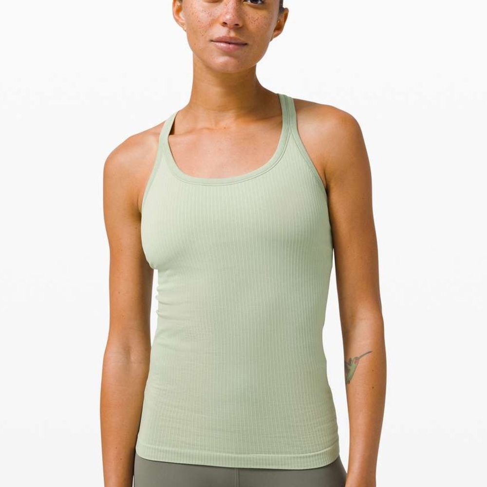 Lululemon Ebb to Street Tank Top - Sage Green